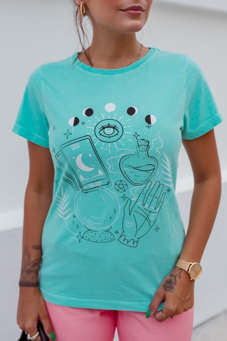 T-shirt Mistic Acqua